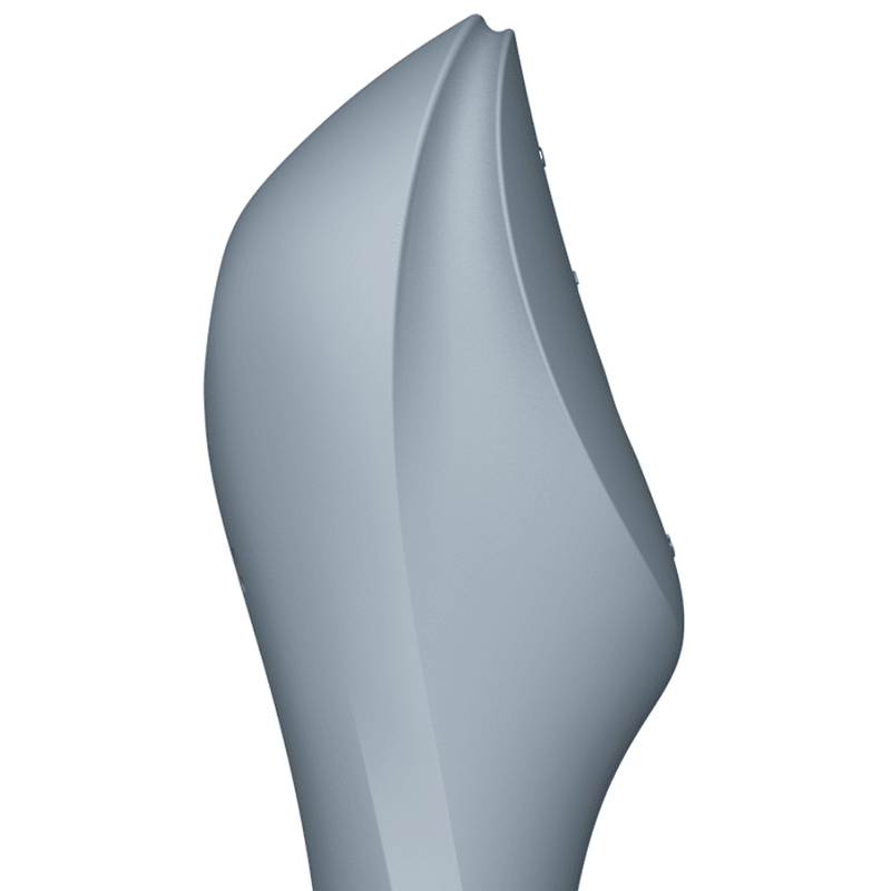 SATISFYER - CURVY TRINITY 3 AIR PULSE VIBRATOR GREY - Kink&Play
