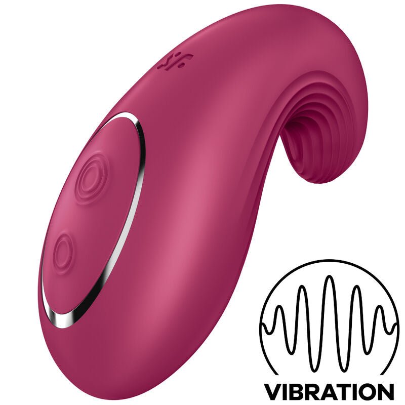 SATISFYER - DIPPING DELIGHT LAY - ON VIBRATOR BLUE - Kink&Play