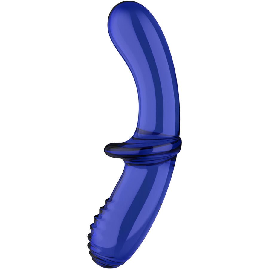 SATISFYER - DOUBLE CRYSTAL DILDO TRANSPARENT - Kink&Play