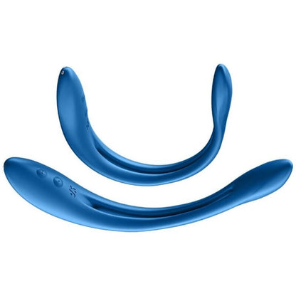 SATISFYER - ELASTIC GAME MULTI VIBRATOR BLUE - Kink&Play