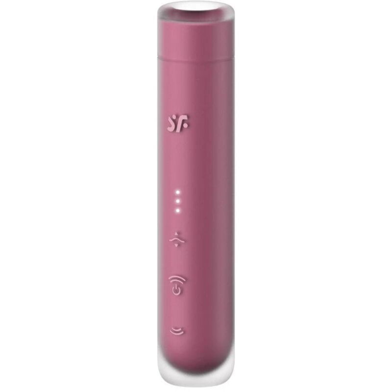 SATISFYER - FIRST KISS WAVE CLITORIS STIMULATOR GARNET - Kink&Play
