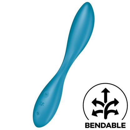 SATISFYER - G - SPOT FLEX 1 MULTI VIBRATOR BLUE - Kink&Play