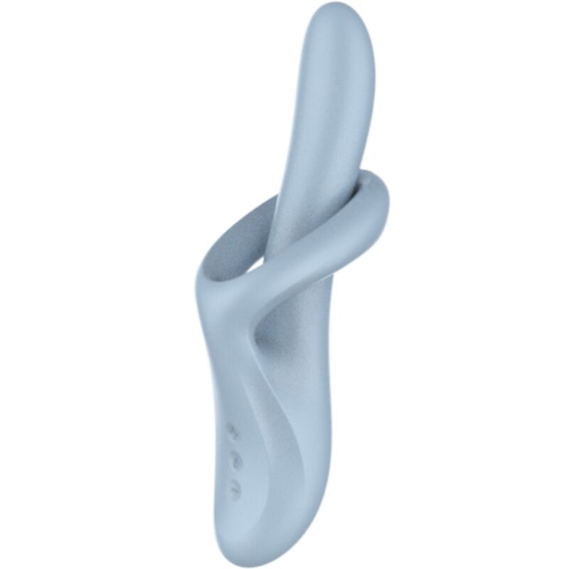 SATISFYER - HEAT FLEX 4 HEAT EFFECT VIBRATOR 12 VIBRATIONS BLUE - Kink&Play