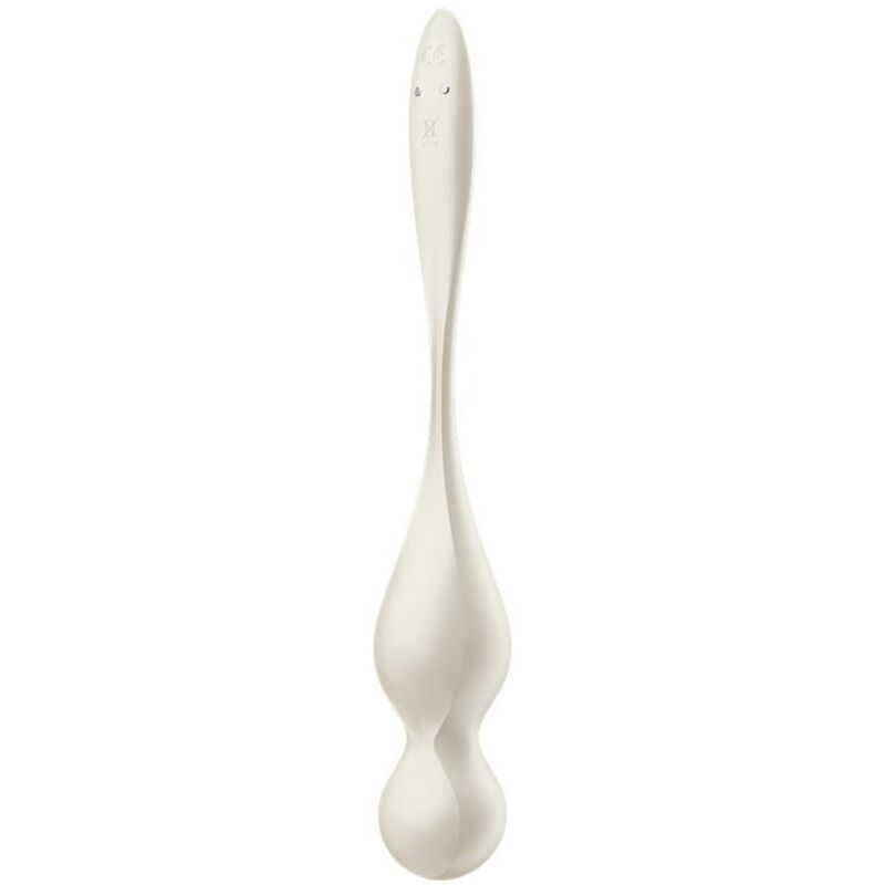 SATISFYER - LOVE BIRDS VIBRATING KEGEL BALLS WHITE - Kink&Play