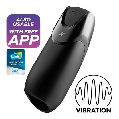 SATISFYER - MEN VIBRATION+ BLACK - Kink&Play
