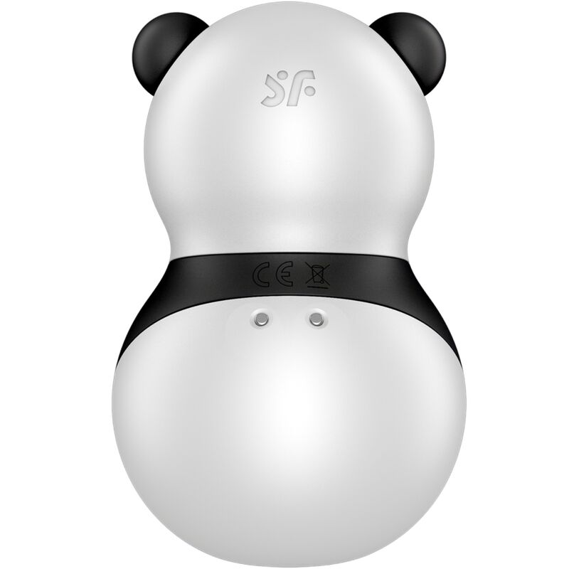 SATISFYER - POCKET PANDA STIMULATOR & VIBRATOR BLACK AND WHITE - Kink&Play