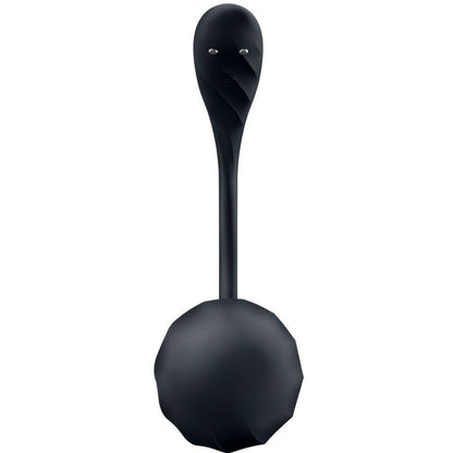 SATISFYER - RIBBED PETAL G POINT STIMULATOR REMOTE CONTROL BLACK FREE APP - Kink&Play