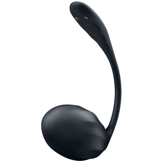 SATISFYER - RIBBED PETAL G POINT STIMULATOR REMOTE CONTROL BLACK FREE APP - Kink&Play