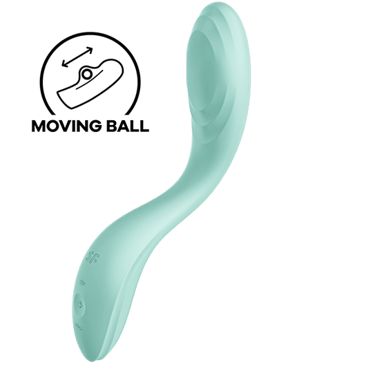 SATISFYER - RRROLLING PLEASURE GSPOT VIBRATOR GREEN - Kink&Play