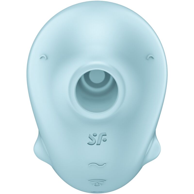 SATISFYER - SASSY SEAL STIMULATOR & VIBRATOR BLUE - Kink&Play