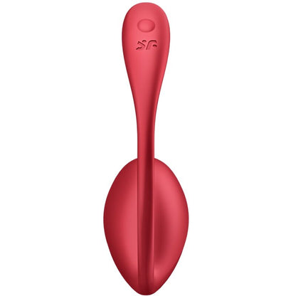 SATISFYER - SHINY PETAL G POINT REMOTE CONTROL STIMULATOR RED FREE APP - Kink&Play