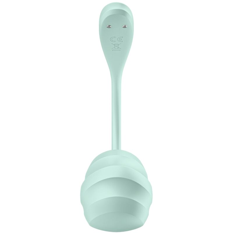 SATISFYER - SMOOTH PETAL G - POINT STIMULATOR WATER GREEN FREE APP - Kink&Play