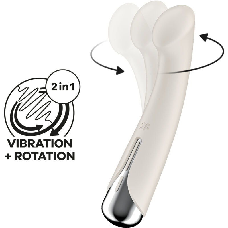 SATISFYER - SPINNING G - SPORT 1 ROTATOR VIBRATOR RED - Kink&Play