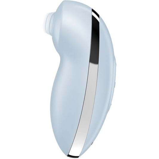 SATISFYER - TAP & CLIMAX 2 VIBRATOR & STIMULATOR BLUE - Kink&Play