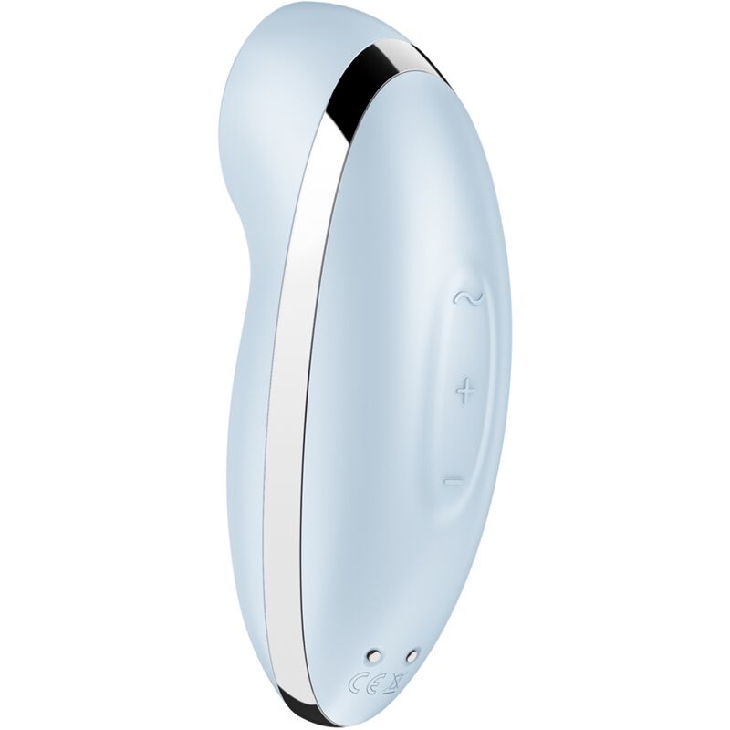 SATISFYER - TAP & CLIMAX 2 VIBRATOR & STIMULATOR BLUE - Kink&Play
