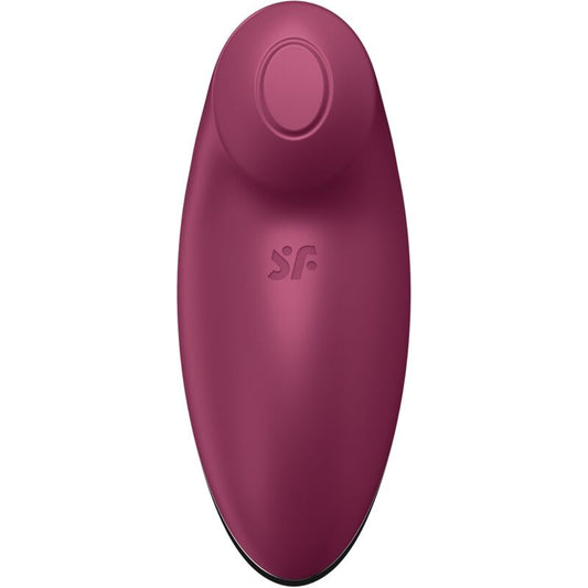 SATISFYER - TAP & CLIMAX 2 VIBRATOR & STIMULATOR RED - Kink&Play