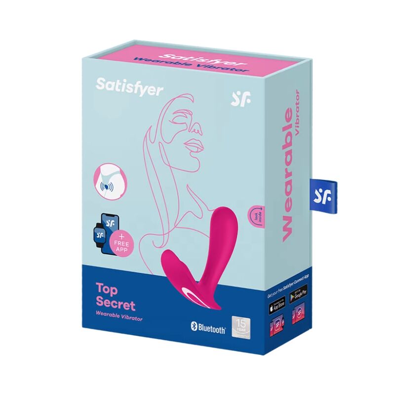 SATISFYER - TOP SECRET VIBRATOR PINK - Kink&Play