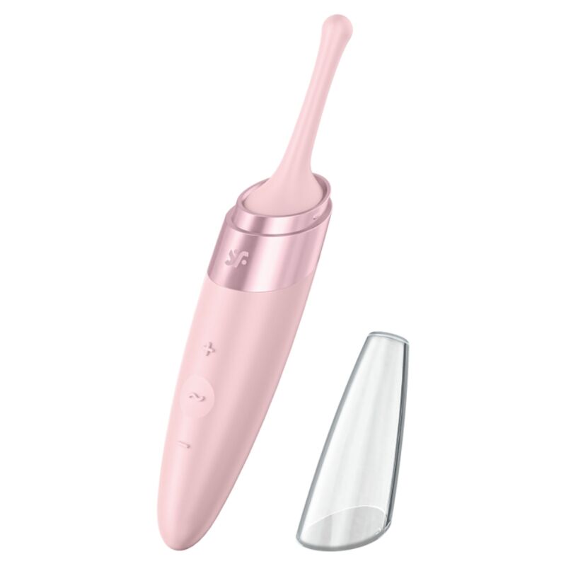 SATISFYER - TWIRLING DELIGHT CLIT TIP VIBRATOR PINK - Kink&Play