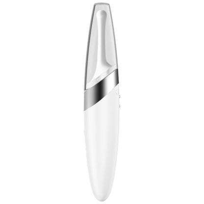 SATISFYER - TWIRLING DELIGHT CLIT TIP VIBRATOR WHITE - Kink&Play