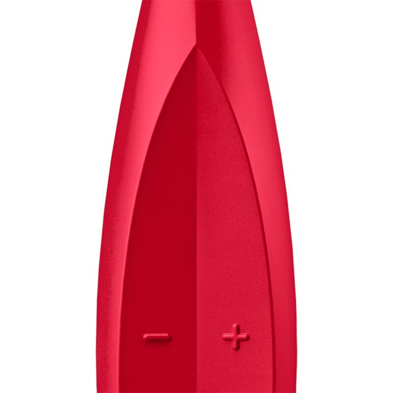 SATISFYER - TWIRLING FUN TIP VIBRATOR RED - Kink&Play
