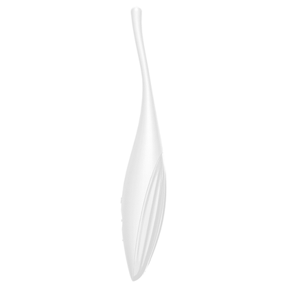 SATISFYER - TWIRLING JOY CLIT TIP VIBRATOR WHITE - Kink&Play