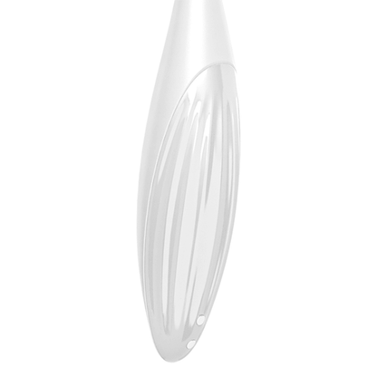 SATISFYER - TWIRLING JOY CLIT TIP VIBRATOR WHITE - Kink&Play