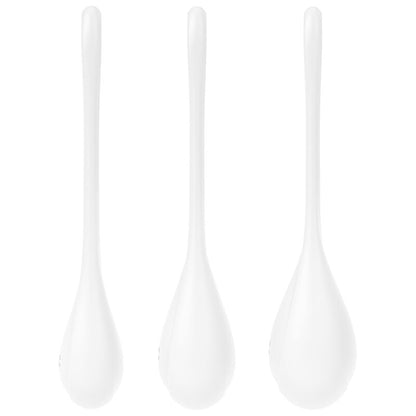 SATISFYER - YONI POWER 1 TRAINING SET WHITE - Kink&Play
