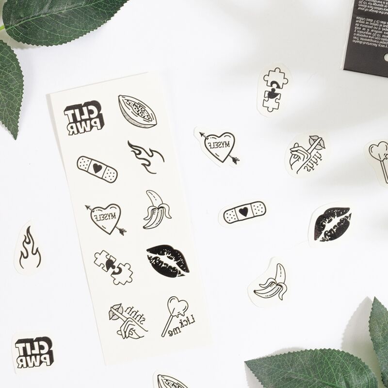 SECRET PLAY - SET OF 10 CANDY COLLECTION TEMPORARY TATTOOS - Kink&Play