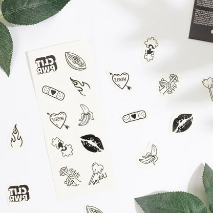 SECRET PLAY - SET OF 10 CANDY COLLECTION TEMPORARY TATTOOS - Kink&Play