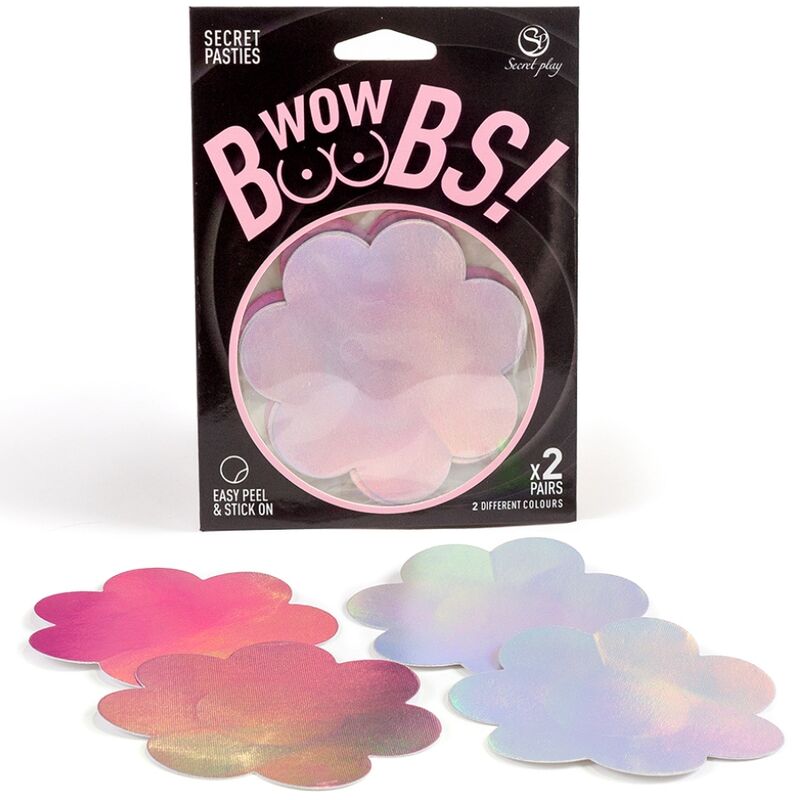 SECRET PLAY - WOW BOOBS! FLOWER NIPPLE COVERS - Kink&Play