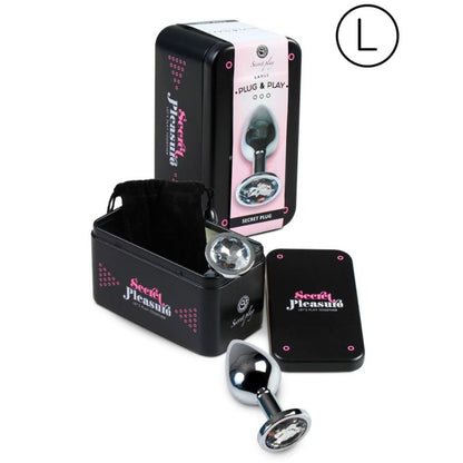 SECRETPLAY - ANAL PLUG SIZE L - CLEAR - Kink&Play