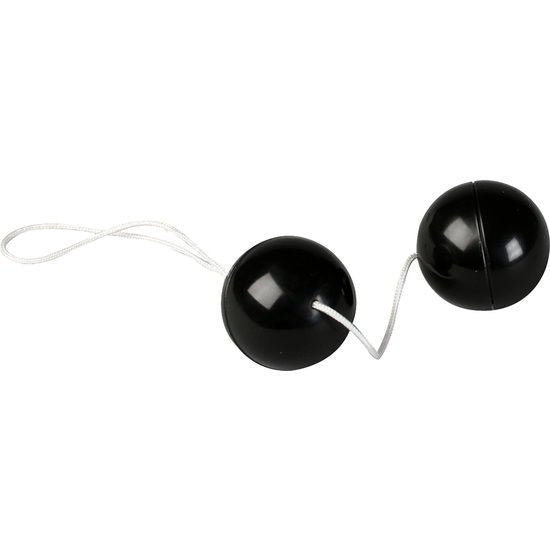 SEVEN CREATIONS - SUPERSOFT ORGASMIC BALLS BLACK - Kink&Play