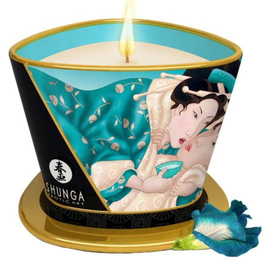 SHUNGA - ISLAND BLOSSOMS MASSAGE CANDLE 170 ML - Kink&Play