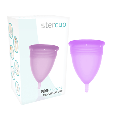 STERCUP - FDA SILICONE MENSTRUAL CUP VIOLET - SIZE S - Kink&Play