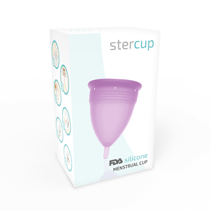 STERCUP - FDA SILICONE MENSTRUAL CUP VIOLET - SIZE S - Kink&Play