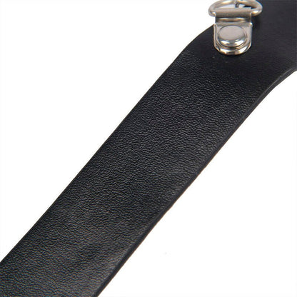 SUBBLIME - 953720 BONDAGE LEATHER STRAP BREAST CLAMPS BLACK ONE SIZE - Kink&Play
