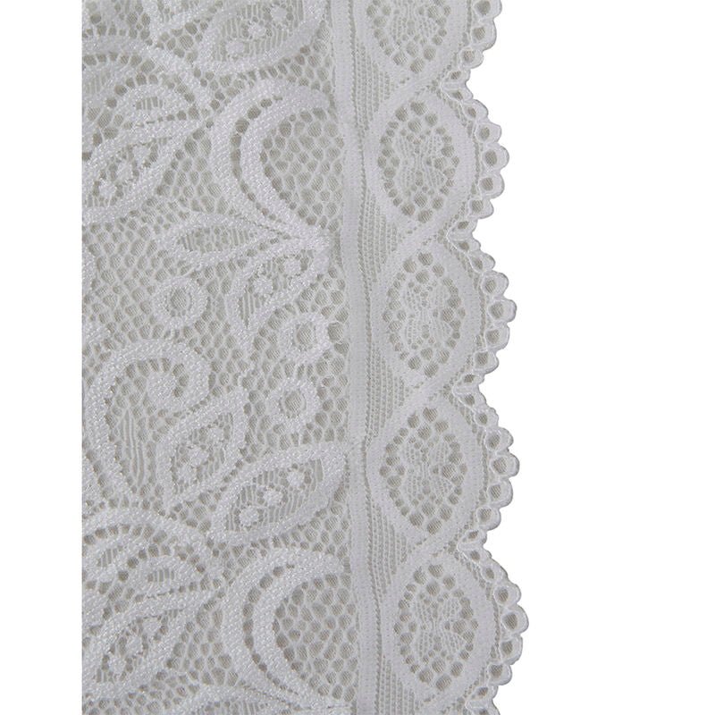 SUBBLIME - 953867 LACE BODYSUIT WHITE L/XL - Kink&Play