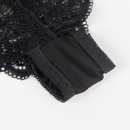 SUBBLIME - 953911 SILK AND LACE NIGHTGOWN + PANTIES BLACK S/M - Kink&Play