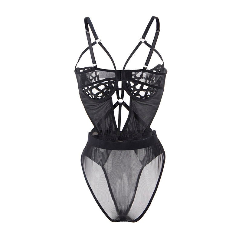 SUBBLIME - 954055 SEXY LACE BODYSUIT BLACK S/M - Kink&Play