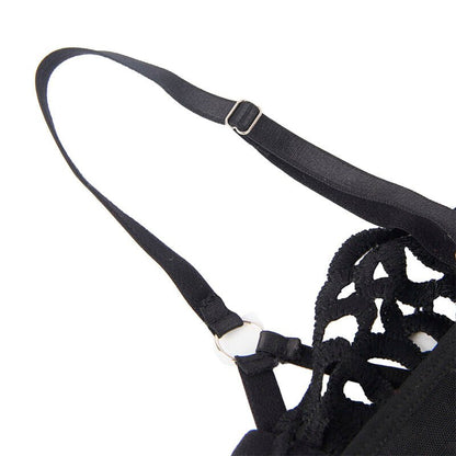 SUBBLIME - 954055 SEXY LACE BODYSUIT BLACK S/M - Kink&Play