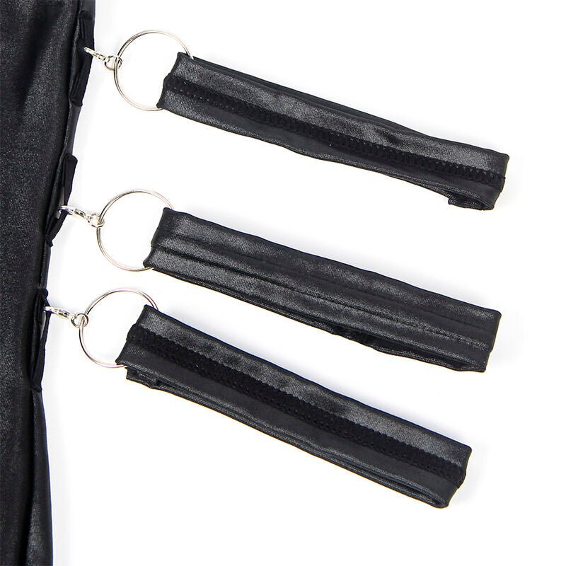 SUBBLIME - 954413 LEATHER BONDAGE BODY BLACK L/XL - Kink&Play