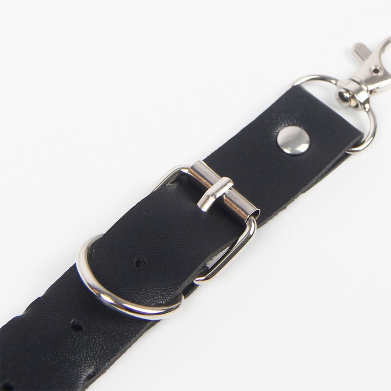 SUBBLIME - BELT AND GARTER HARNESS WITH RINGS AND CHAINDETAIL ONE SIZE - Kink&Play