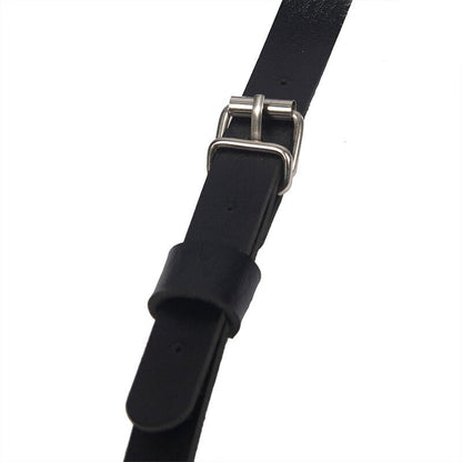 SUBBLIME - BODY HARNESS ADJUSTABLE STRAPS LEATHER BLACK ONE SIZE - Kink&Play
