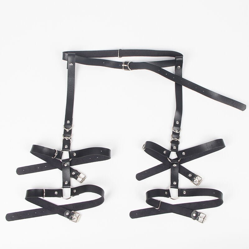 SUBBLIME - GARTER HARNESS WITH RINGS ONE SIZE - Kink&Play