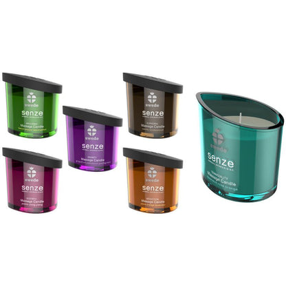 SWEDE - SENZE AROUSING MASSAGE CANDLE - LEMON, PEPPER, EUCALYPTUS - Kink&Play