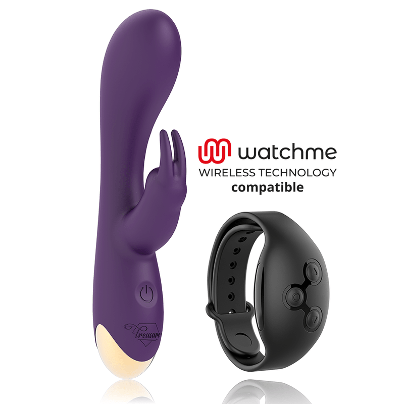 TREASURE - LAURENCE RABBIT VIBRATOR WATCHME WIRELESS TECHNOLOGY COMPATIBLE - Kink&Play