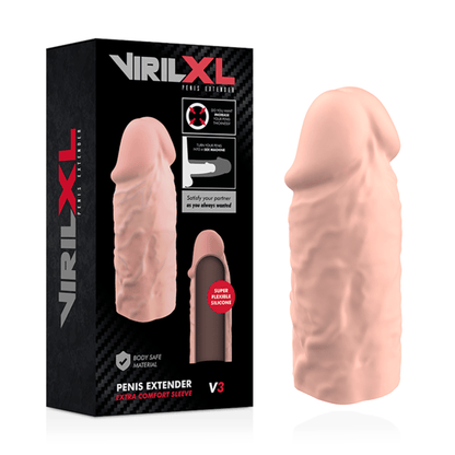 VIRILXL - LIQUID SILICONE V3 NATURAL PENIS EXTENSION - Kink&Play