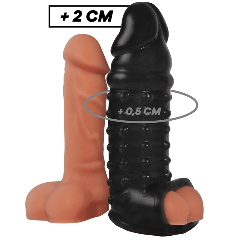VIRILXL - PENIS EXTENSION AND SHEATH V11 BLACK - Kink&Play