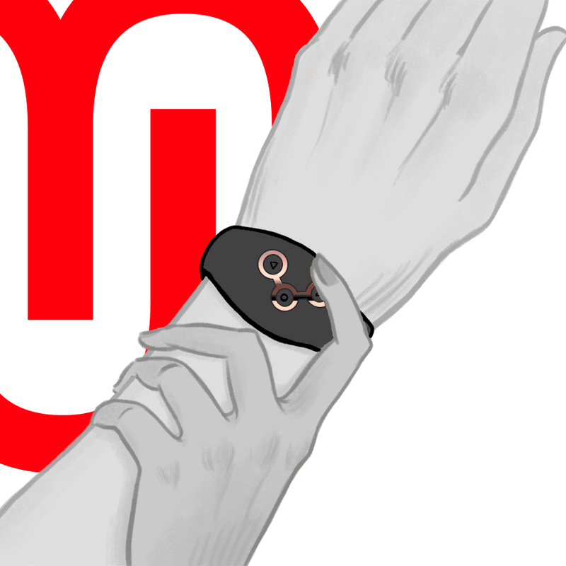 WATCHME - WIRELESS TECHNOLOGY WATCH JET BLACK AND COPPER - Kink&Play