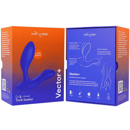 WE - VIBE - VECTOR+ BLUE PROSTATE MASSAGER - Kink&Play